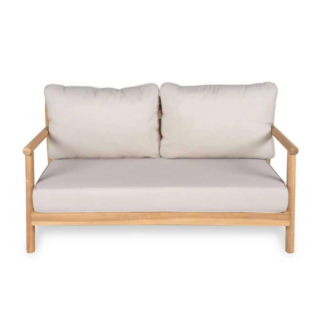 Acacia Wood Outdoor Loveseat Sofa: $674.40 Acacia Wood Outdoor Loveseat Sofa: $674.40