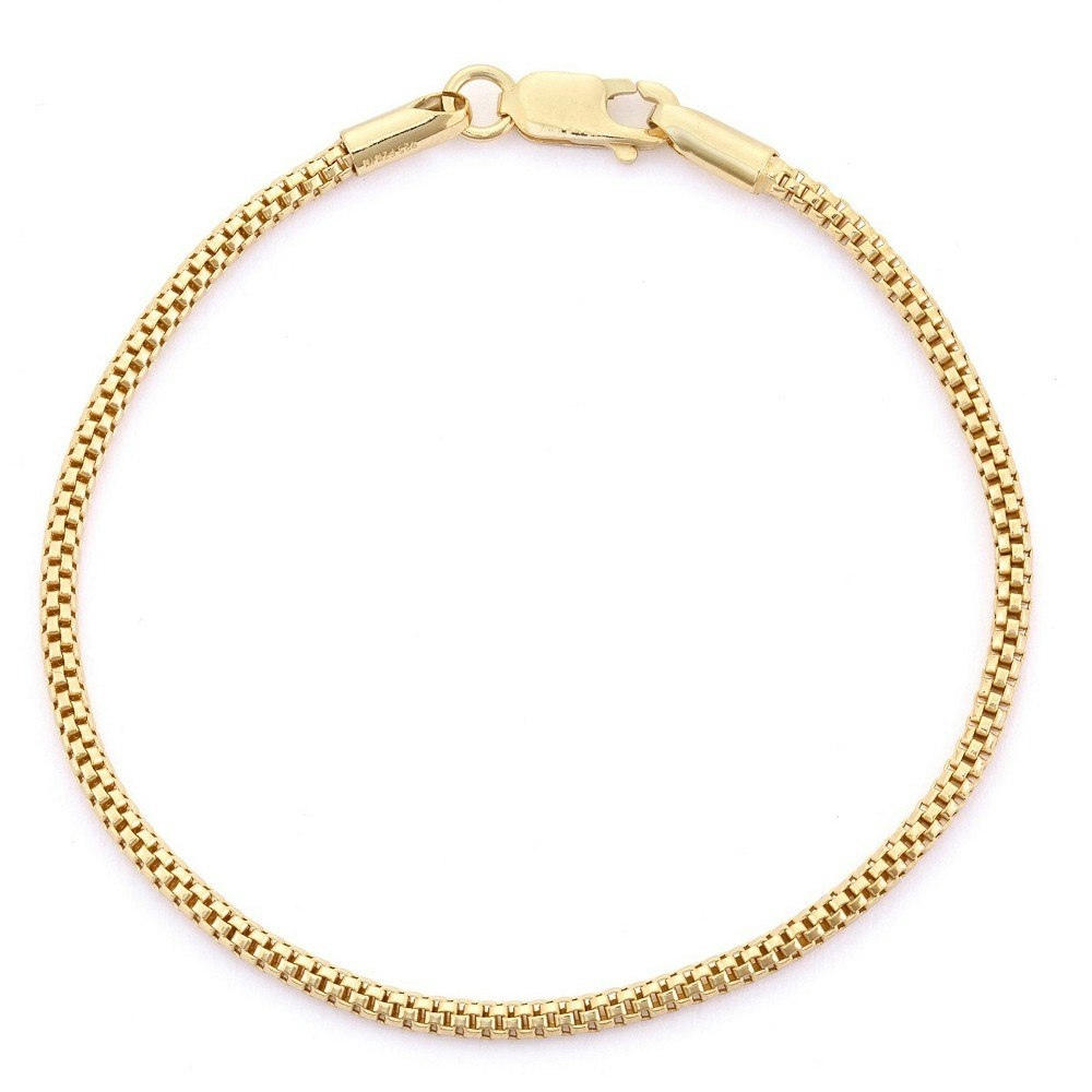 Tiara Popcorn Link Bracelet in Gold Over Silver: $19.99 Tiara Popcorn Link Bracelet in Gold Over Silver: $19.99