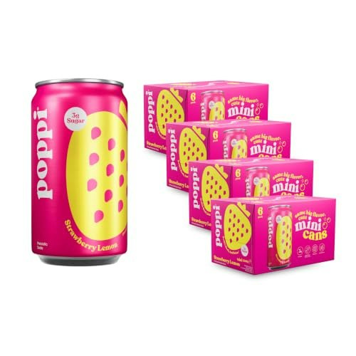 Poppi Prebiotic Soda Strawberry Lemon 7.5oz 24-Pack: $21.99 Poppi Prebiotic Soda Strawberry Lemon 7.5oz 24-Pack: $21.99
