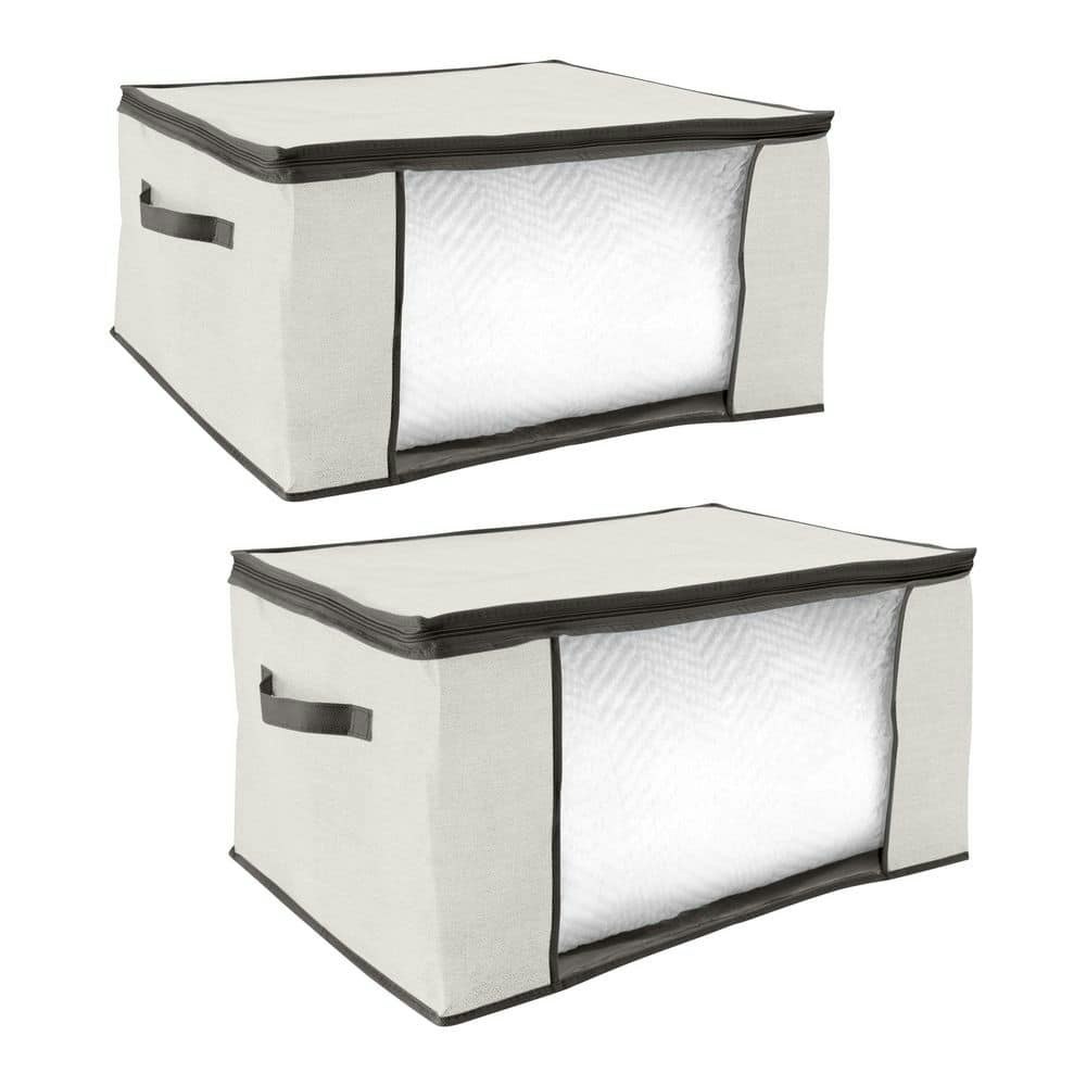 23.6" x 17.7" x 11.8" Jumbo Fabric Storage Blanket Bag 2-Pack: $20.99 23.6" x 17.7" x 11.8" Jumbo Fabric Storage Blanket Bag 2-Pack: $20.99