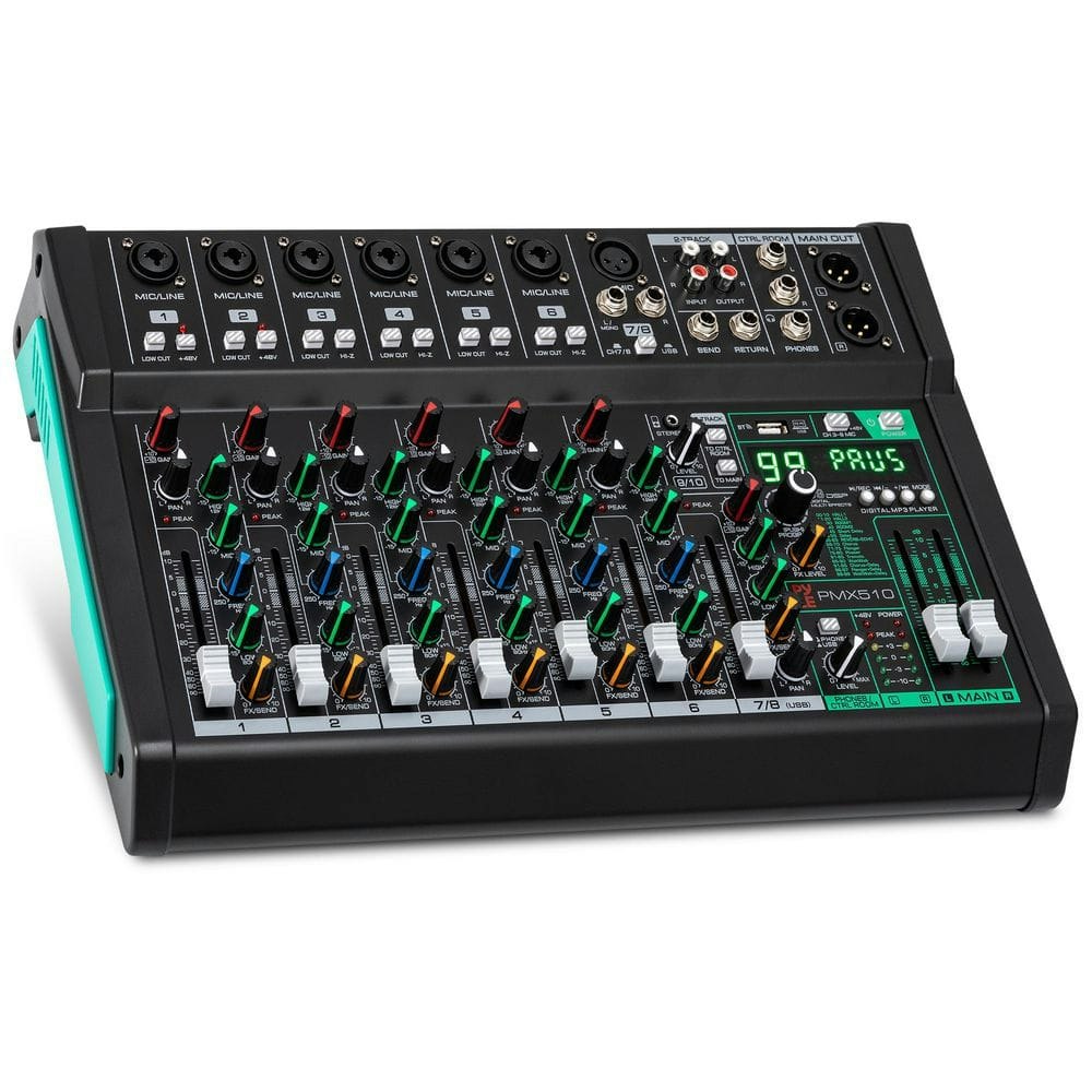 10-Channel Audio Mixer and DJ Controller: $149.99 10-Channel Audio Mixer and DJ Controller: $149.99