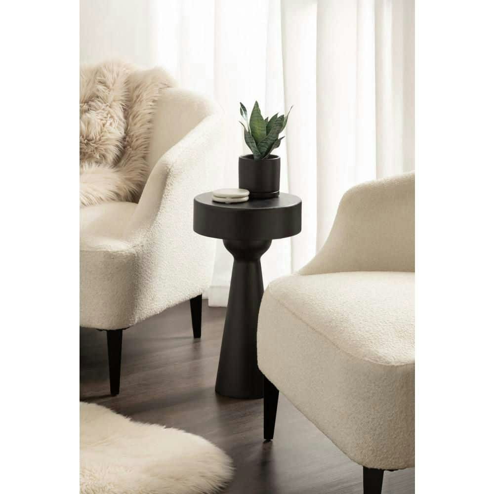 Solbrett 12-inch Round Solid Wood End Table: $179.99 Solbrett 12-inch Round Solid Wood End Table: $179.99