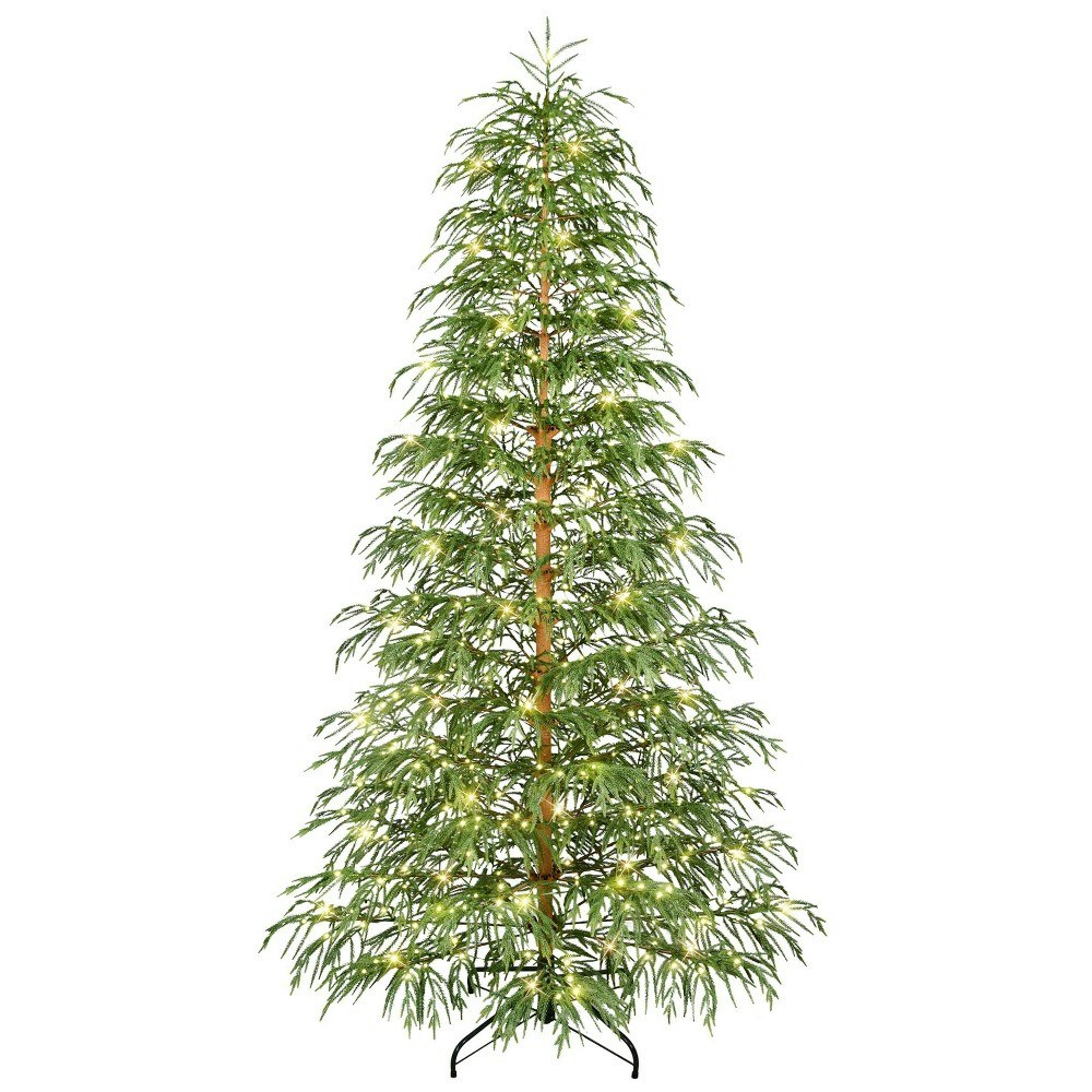 Puleo 7.5-Foot Pre-Lit Norfolk Fir Artificial Christmas Tree: $613.99