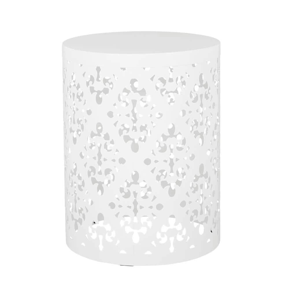 18-Inch Round Iron Outdoor Side Table: $126.94 18-Inch Round Iron Outdoor Side Table: $126.94