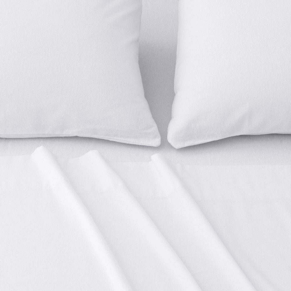 King 100% Turkish Cotton Flannel Sheet Set: $58.99