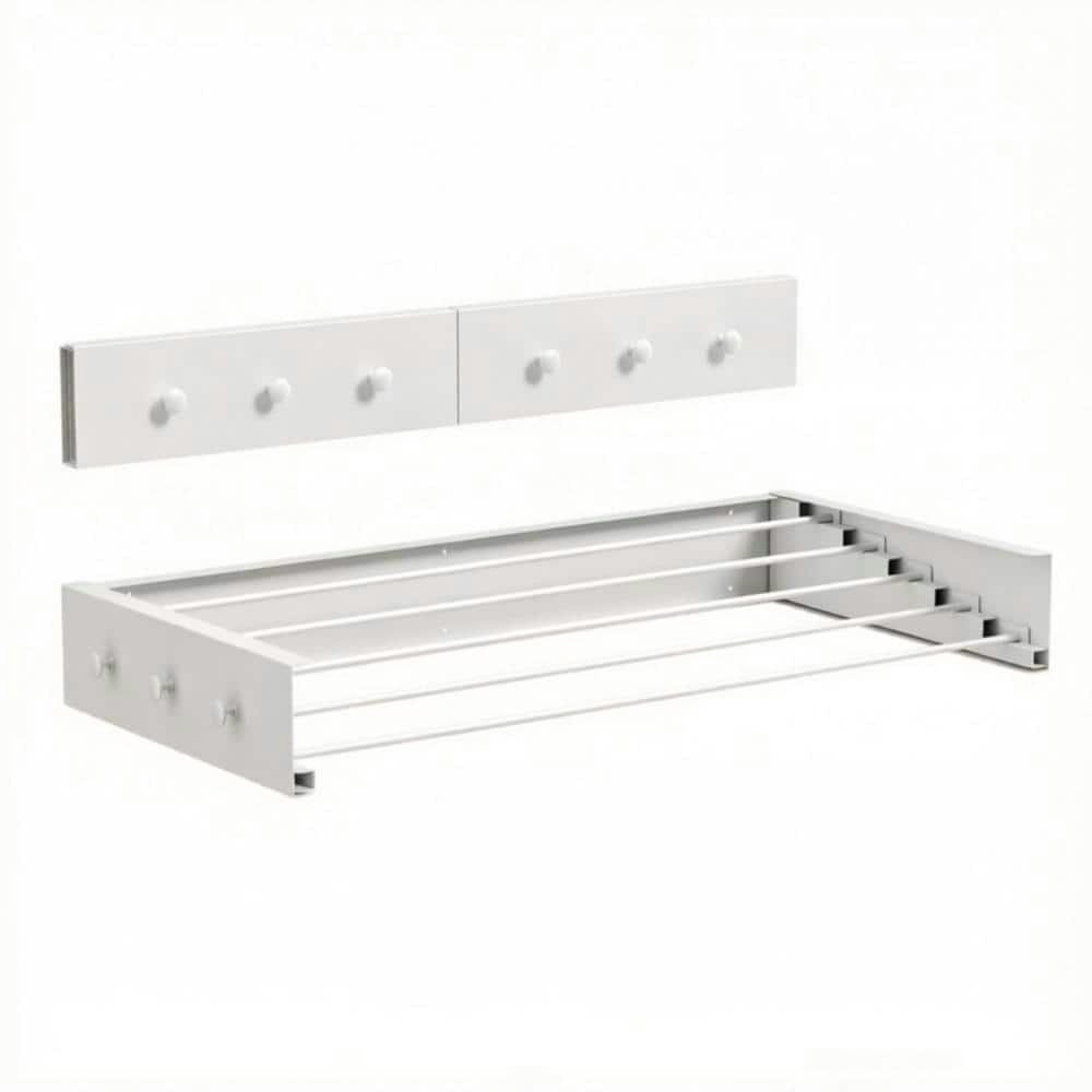 Wall-Mounted Metal Clothes Drying Rack: $147.39 Wall-Mounted Metal Clothes Drying Rack: $147.39