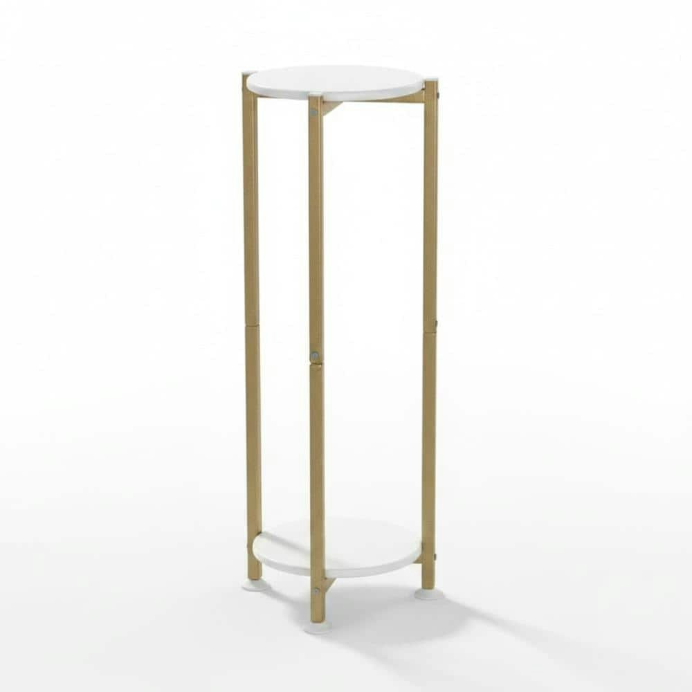 2-Tier Gold Round Corner Plant Stand: $81.48 2-Tier Gold Round Corner Plant Stand: $81.48