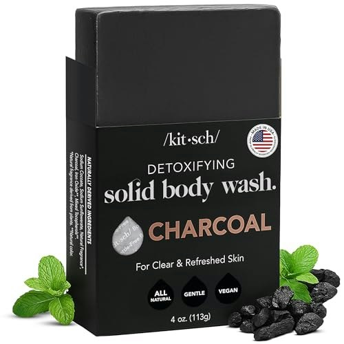 Kitsch Charcoal Cleansing Body Wash Bar: $9.58 Kitsch Charcoal Cleansing Body Wash Bar: $9.58