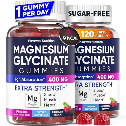 Magnesium Glycinate 400mg Gummies 2-Pack: $24.99 Magnesium Glycinate 400mg Gummies 2-Pack: $24.99