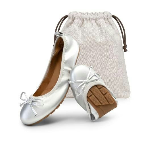 Dream Pairs Women's Foldable Bowknot Ballet Flats: $26.12