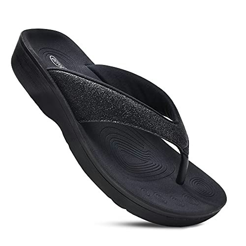 Aerothotic Women's Arch Support Orthopedic Flip Flops: $38.98 Aerothotic Women's Arch Support Orthopedic Flip Flops: $38.98