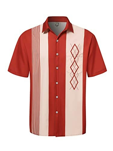 Hardaddy Men's Vintage Bowling Shirt: $19.98 Hardaddy Men's Vintage Bowling Shirt: $19.98