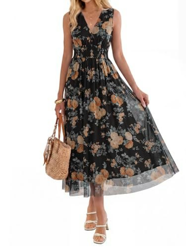 BerryGo Women's Floral Tulle A-Line Dress: $42.49 BerryGo Women's Floral Tulle A-Line Dress: $42.49
