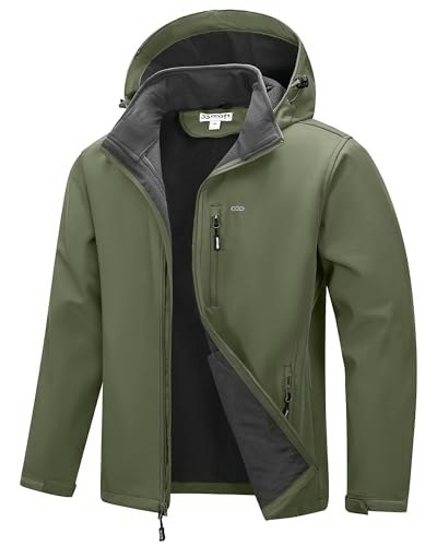33,000ft Men's Hooded Softshell Fleece Jacket: $48.44 33,000ft Men's Hooded Softshell Fleece Jacket: $48.44