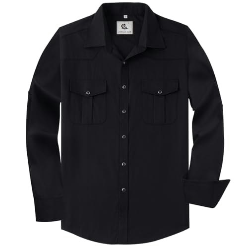 Coevals Club Men's Long Sleeve Western Snap Button Shirt: $25.49 Coevals Club Men's Long Sleeve Western Snap Button Shirt: $25.49