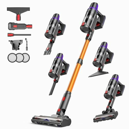 TechRise 550W Cordless Stick Vacuum: $89.98