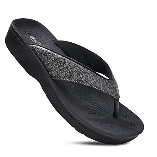 Aerothotic Women's Arch Support Orthopedic Flip Flops: $38.98 Aerothotic Women's Arch Support Orthopedic Flip Flops: $38.98