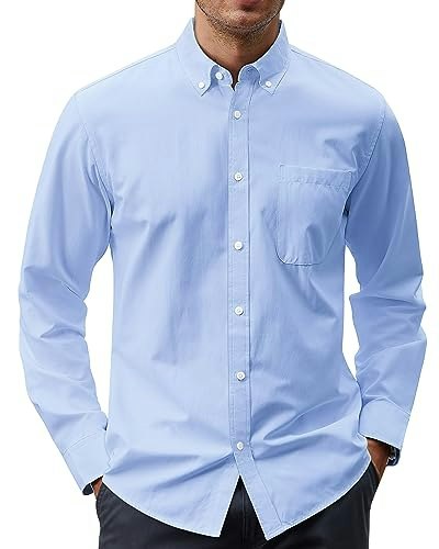 J.VER Men's Cotton Oxford Long Sleeve Dress Shirt: $19.99 J.VER Men's Cotton Oxford Long Sleeve Dress Shirt: $19.99