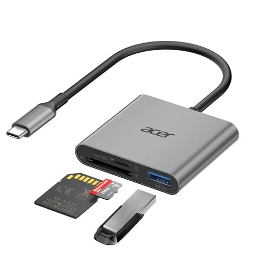Acer 3-in-1 USB-C Memory Card Reader: $13.98 Acer 3-in-1 USB-C Memory Card Reader: $13.98