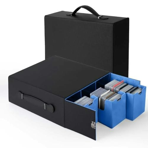 Gvirtcoz 2,500+ Capacity Trading Card Storage Box: $22.09