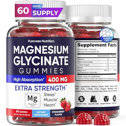 Magnesium Glycinate 400mg Sleep Gummies: $17.98 Magnesium Glycinate 400mg Sleep Gummies: $17.98
