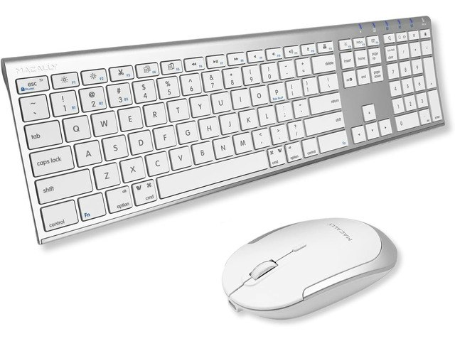 Macally Wireless Bluetooth Keyboard and Mouse Combo: $137.99 Macally Wireless Bluetooth Keyboard and Mouse Combo: $137.99