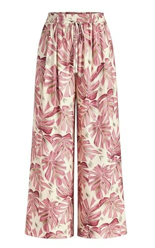 Prettygarden Women's Floral Drawstring Palazzo Pants: $25.99