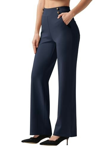 Willit Women's High-Waisted Wide-Leg Dress Pants: $28.79 Willit Women's High-Waisted Wide-Leg Dress Pants: $28.79