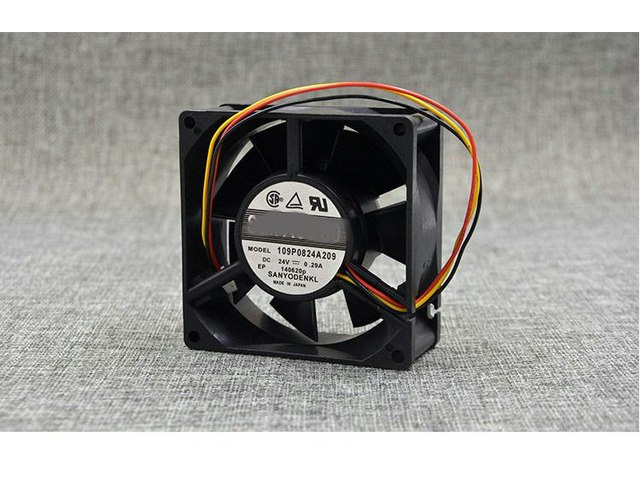 109P0824A209 24V 80mm Chassis Fan: $38.72