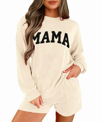 Opemiby Women's Ribbed 2-Piece Lounge Set: $30.59