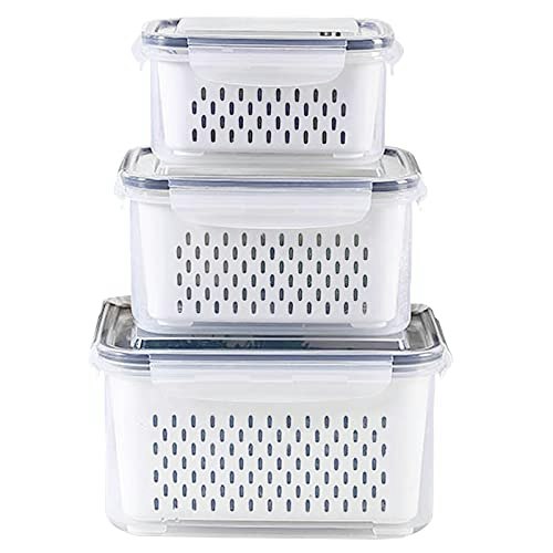 Ronanemon Fridge Food Storage Container Set 3-Pack: $22.06
