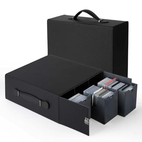 Gvirtcoz 3-Row Trading Card Storage Box with Dividers: $18.39 Gvirtcoz 3-Row Trading Card Storage Box with Dividers: $18.39