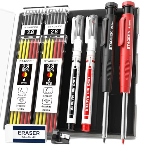 Stageek 2.8mm Carpenter Pencil 2-Pack: $9.98 Stageek 2.8mm Carpenter Pencil 2-Pack: $9.98