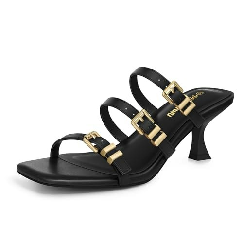 Pizz Annu Women's Liora Kitten Heel Mule Sandals: $26.19 Pizz Annu Women's Liora Kitten Heel Mule Sandals: $26.19