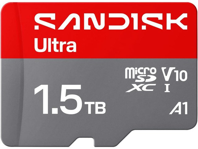 SanDisk 1.5TB Ultra microSD Card: $359.99 SanDisk 1.5TB Ultra microSD Card: $359.99