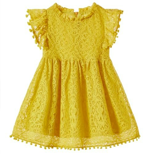 Niyage Toddler Girls Lace Flutter Sleeve Dress: $16.99 Niyage Toddler Girls Lace Flutter Sleeve Dress: $16.99