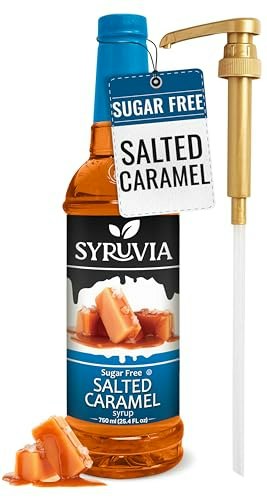 Syruvia Sugar Free Salted Caramel Coffee Syrup 25.4-oz. Bottle: $10.99 Syruvia Sugar Free Salted Caramel Coffee Syrup 25.4-oz. Bottle: $10.99