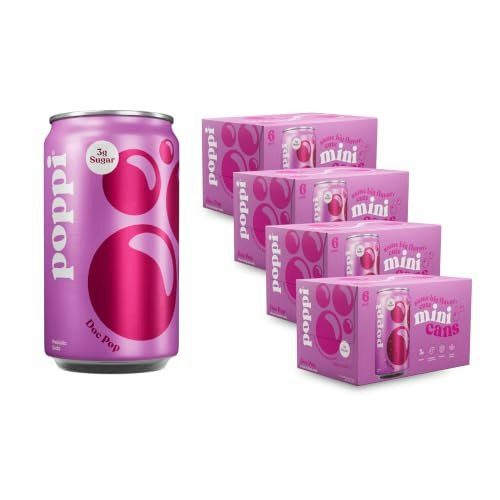 Poppi Prebiotic Soda Doc Pop 7.5-oz. Mini Can 24-Pack: $24.99 Poppi Prebiotic Soda Doc Pop 7.5-oz. Mini Can 24-Pack: $24.99