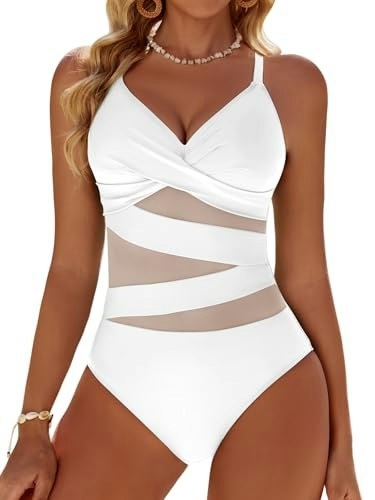 Dridreo Women's One-Piece Tummy Control Swimsuit: $28.03