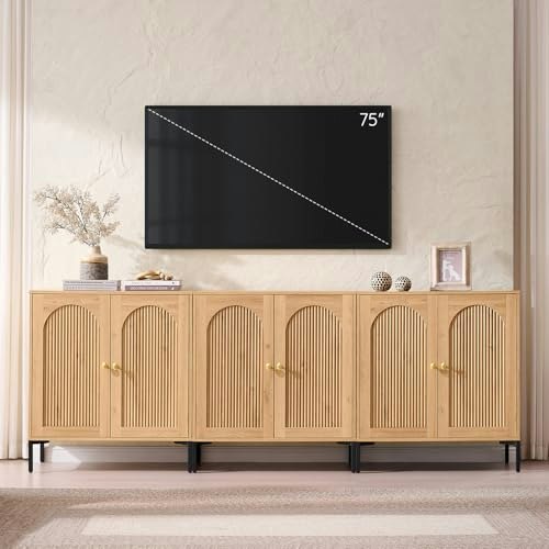 Ifbuy 93-Inch Mid Century Modern TV Stand: $247.85 Ifbuy 93-Inch Mid Century Modern TV Stand: $247.85