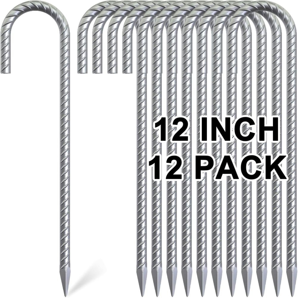 MySit 12-Inch Galvanized Ground Rebar Stakes 12-Pack: $20.11 MySit 12-Inch Galvanized Ground Rebar Stakes 12-Pack: $20.11