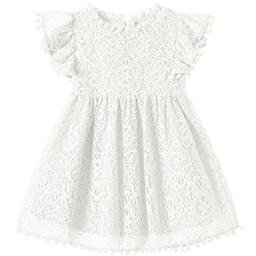 Niyage Toddler Girls Lace Flutter Sleeve Princess Dress: $16.99 Niyage Toddler Girls Lace Flutter Sleeve Princess Dress: $16.99