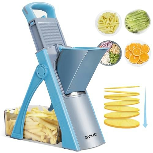 Qykic Safe Adjustable Mandoline Slicer: $39.69 Qykic Safe Adjustable Mandoline Slicer: $39.69