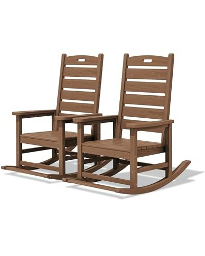 Serwall Oversized HDPE Outdoor Rocking Chair 2-Pack: $186.99 Serwall Oversized HDPE Outdoor Rocking Chair 2-Pack: $186.99