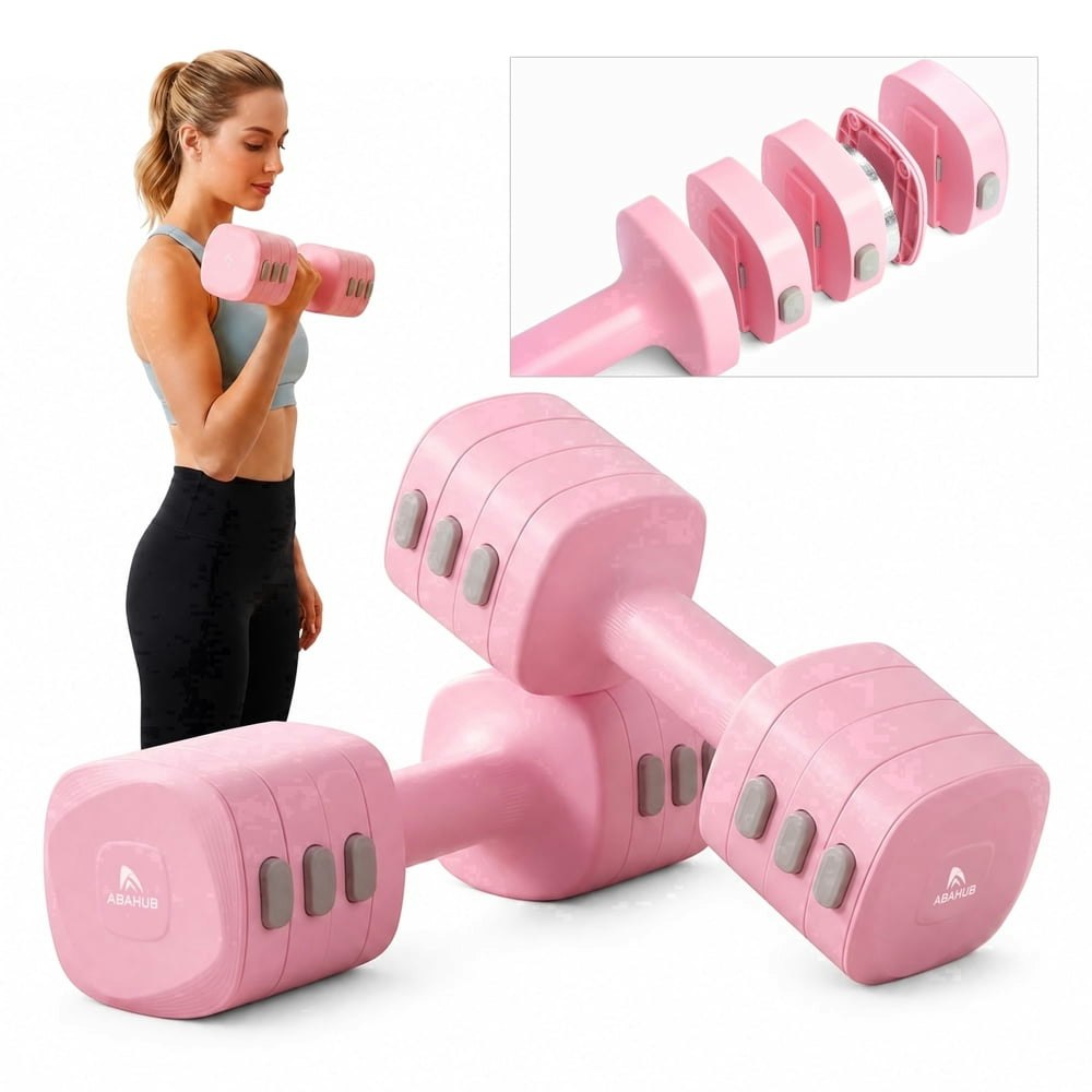 AbahubFit 4-in-1 Adjustable Dumbbell Set: $35.99 AbahubFit 4-in-1 Adjustable Dumbbell Set: $35.99