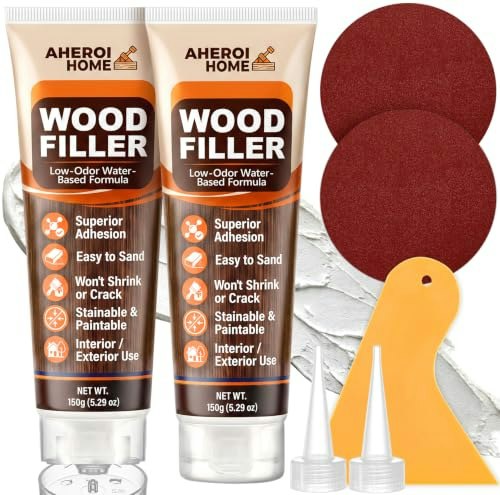 Aheroi Wood Filler Paste 2-Pack: $8.49 Aheroi Wood Filler Paste 2-Pack: $8.49