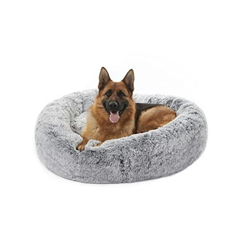 Bedfolks 45-Inch Calming Fluffy Donut Dog Bed: $76.49 Bedfolks 45-Inch Calming Fluffy Donut Dog Bed: $76.49