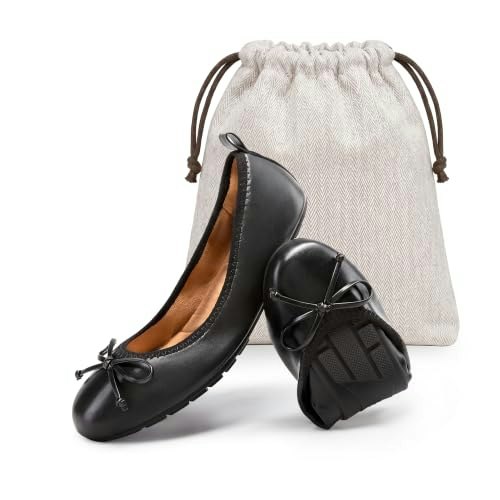 Dream Pairs Women's Foldable Bowknot Ballet Flats: $21.58