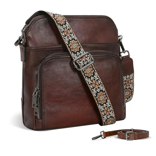 Iswee Women's Leather Crossbody Bag with 2 Straps: $74.95 Iswee Women's Leather Crossbody Bag with 2 Straps: $74.95