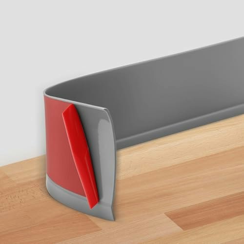 4-inch x 20-foot Peel and Stick Vinyl Baseboard Molding: $20.39 4-inch x 20-foot Peel and Stick Vinyl Baseboard Molding: $20.39